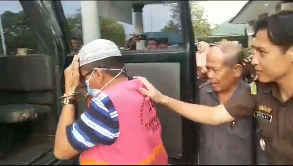 (Tersangka korupsi PT MEP saat ditahan Kejari Muba) IDN Times/istimewa