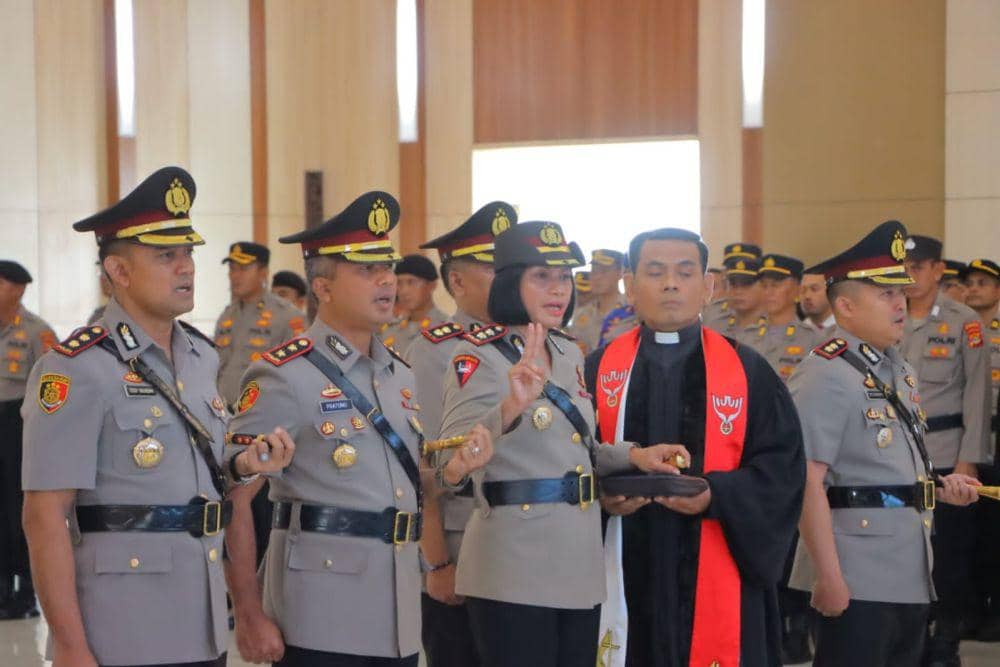 Sertijab 6 Kapolres, Kapolda Lampung: Harus Lebih Cepat Ungkap Kasus