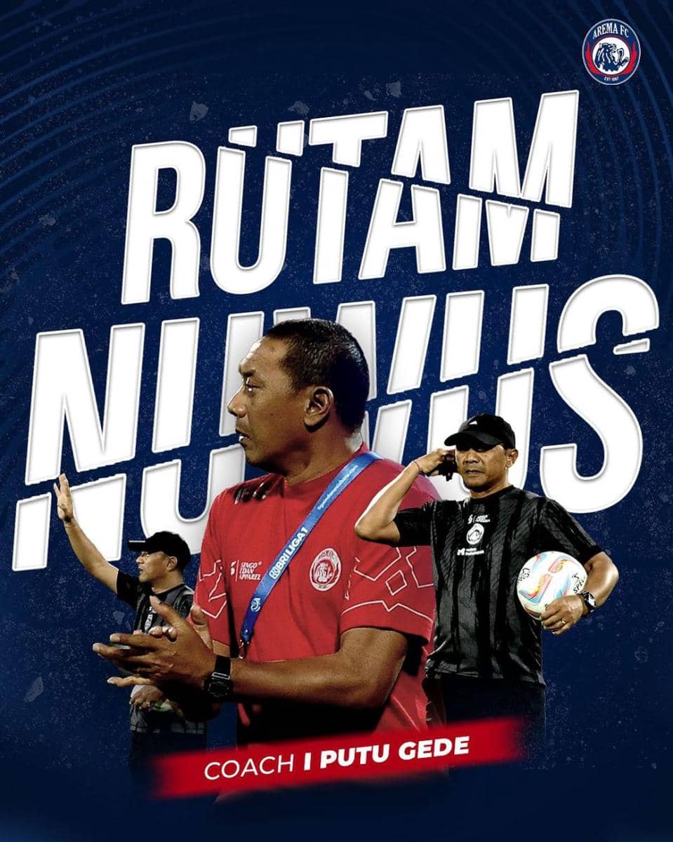 Perpisahan I Putu Gede dengan Arema FC. (Instagram.com/aremafcofficial)