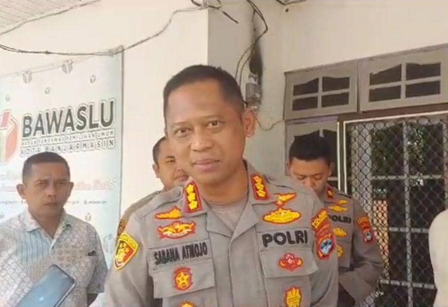 Kapolresta Banjarmasin Kombes Syahbana Atmojo.