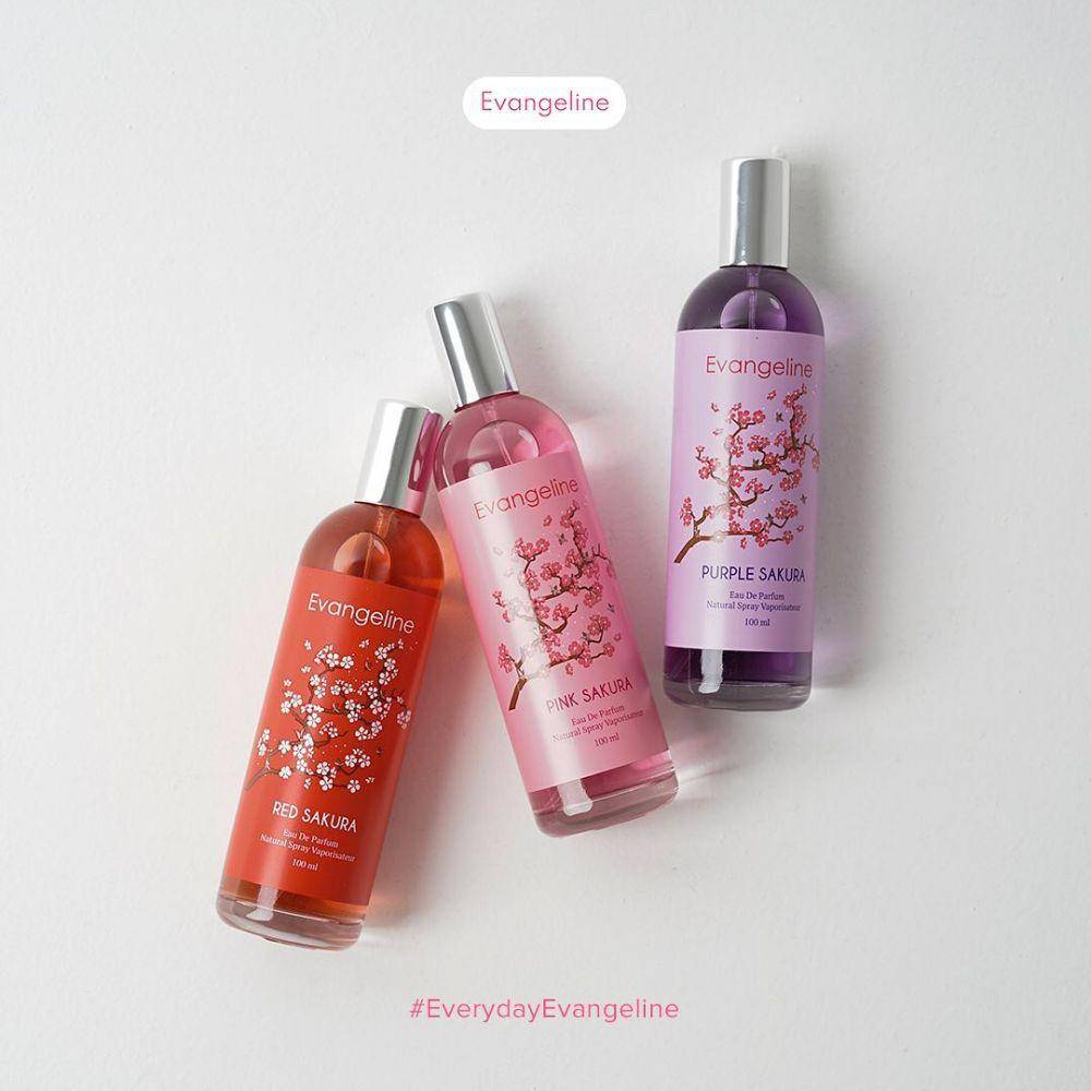 Evangeline Eau De Parfum Sakura Series. (instagram.com/evangeline.id)