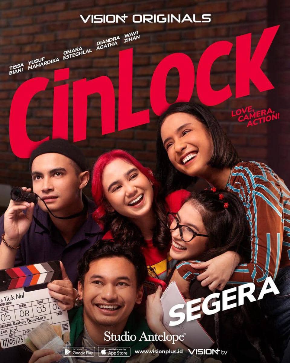 Poater serial CinLock: Love, Camera, Action yang dibintangi Tissa Biani (dok.instagram.com/tissabiani)