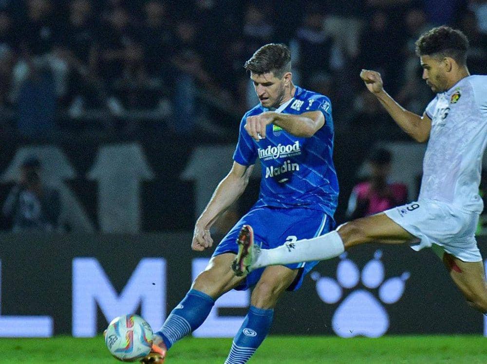 Persib Bandung saat menghadapi Persik Kediri pada putaran pertama Liga 1 Indonesia 2023/2024. (instagram.com/persib)