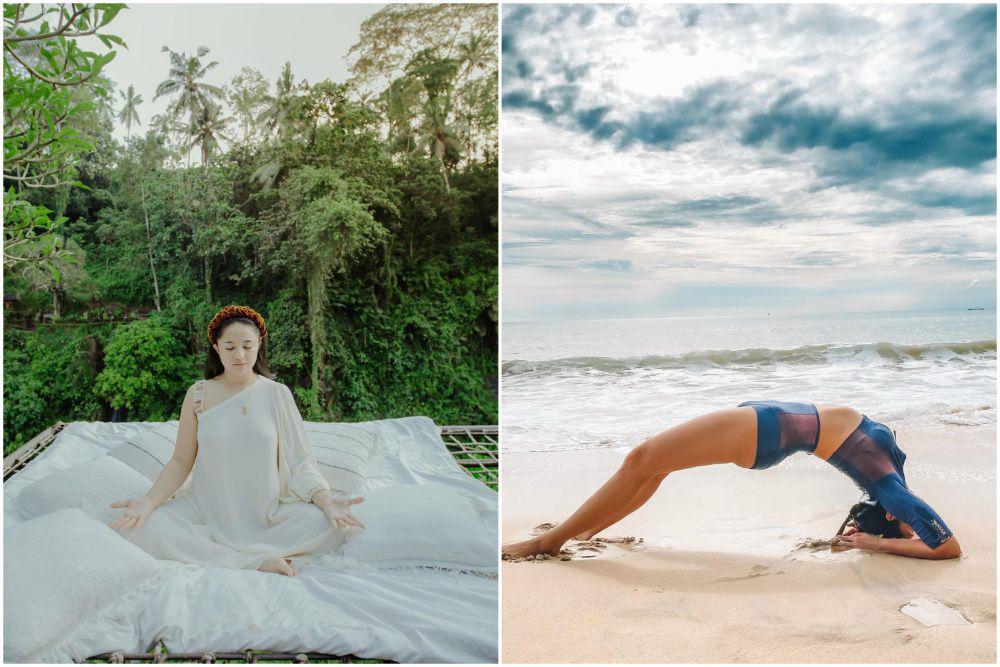 10 Seleb Lakukan Yoga dengan Latar Pemandangan yang Indah