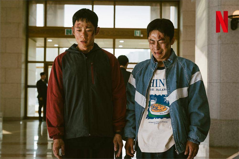 Jung Hae In dan Koo Kyo Hwan di D.P. 2 (twitter.com/NetflixKR)