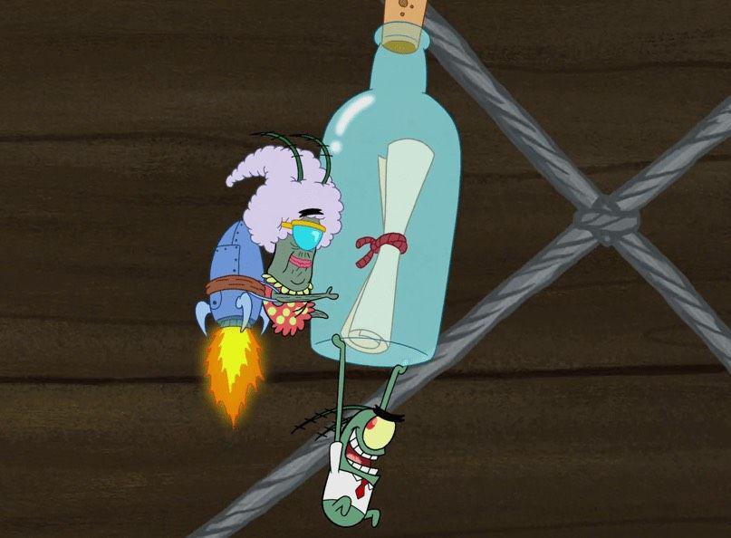 7 Fakta Granny Plankton, Nenek Plankton yang Suka Mencuri