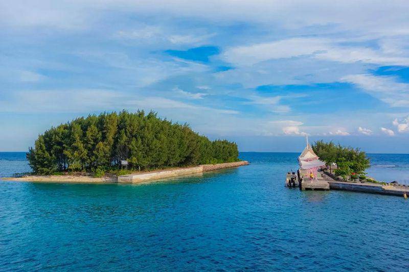 gambar Pulau Tidung Besar dan Pulau Tidung Kecil (instagram.com/myselai)