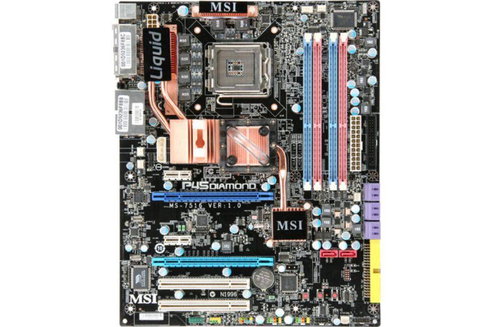 potret motherboard MSI P45 Diamond (msi.com)