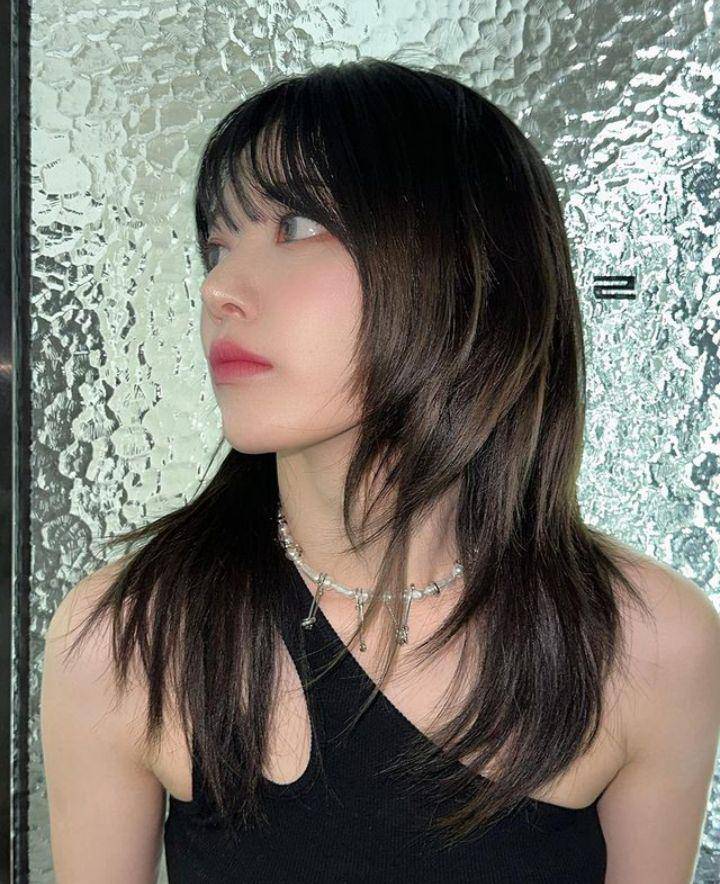 Model rambut kekinian ala idol cewek Korea (instagram.com/39saku_chan)