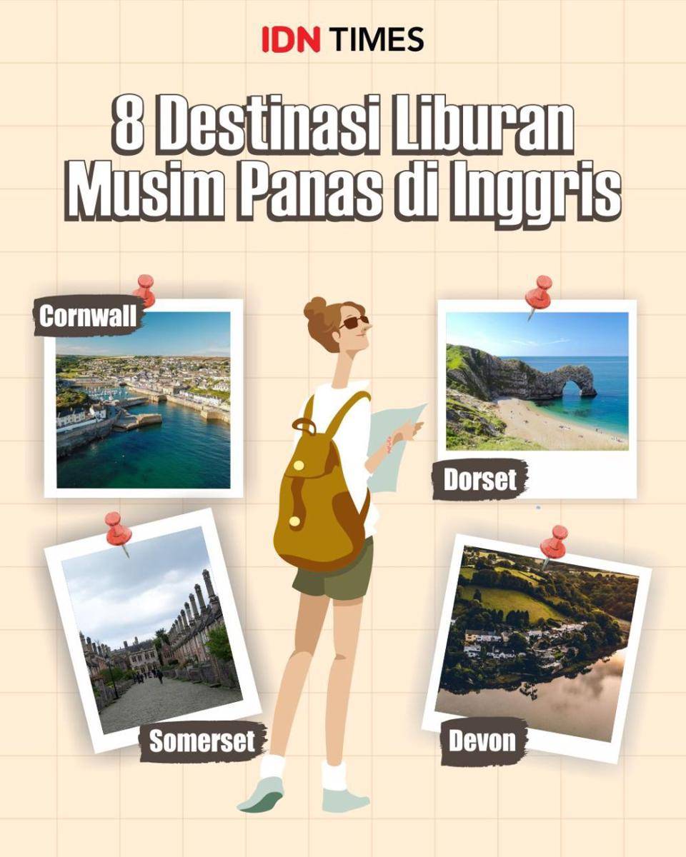 Infografis destinasi musim panas di Inggris (IDN Times/Sukma Mardya Shakti)