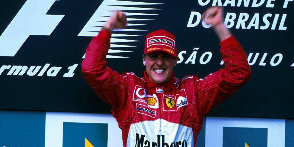 Michael Schumacher menjuarai GP Brasil 2002. (twitter.com/Formula 1)