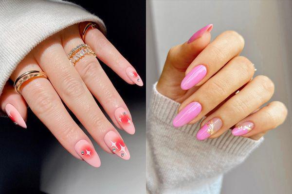 25 Inspirasi Nail Art Pink buat Pecinta Barbie, Cute dan Chic!