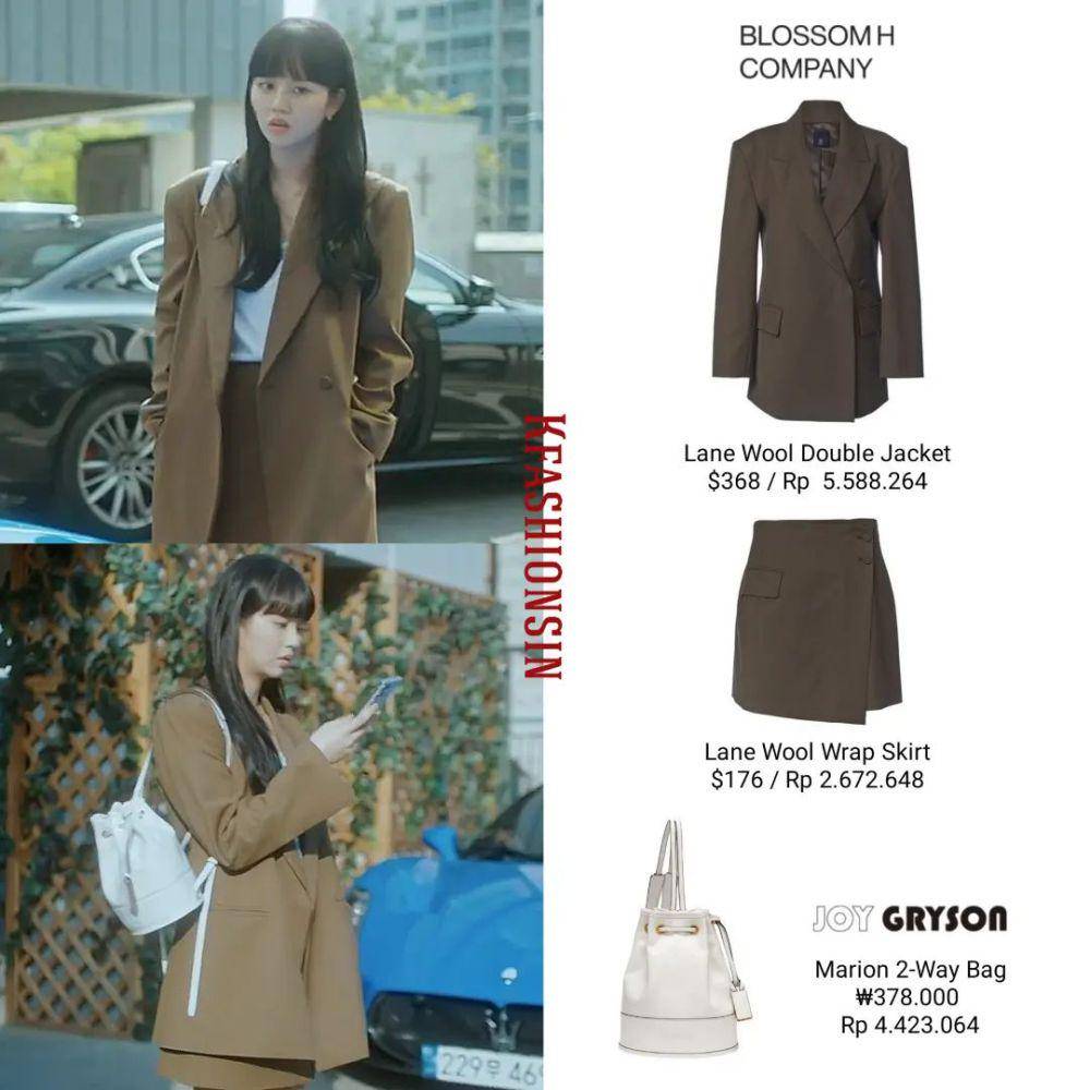 Harga Outfit Kim So Hyun di My Lovely Liar (instagram.com/kfashionsin)