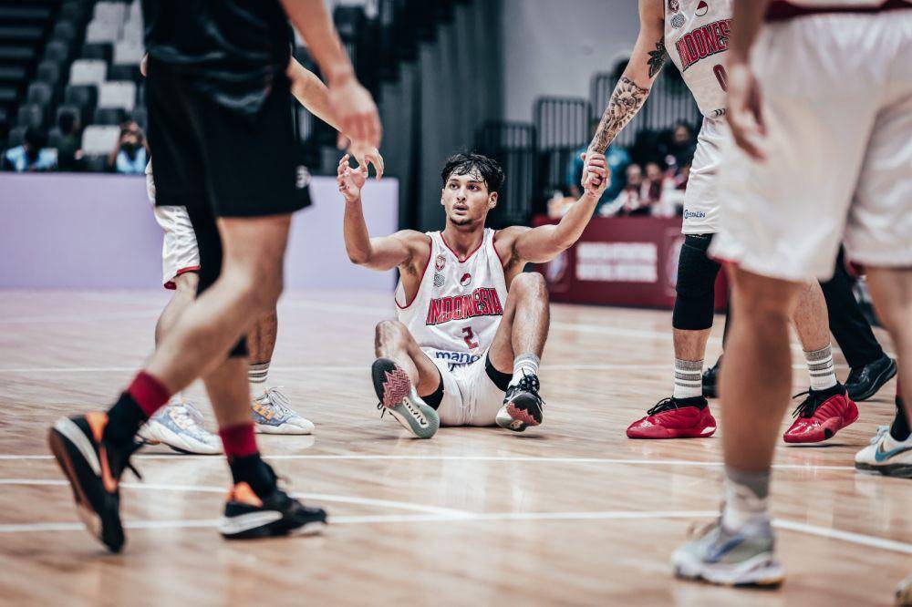 Timnas Basket Indonesia di tes event Piala Dunia Basket 2023. (Dok. IIBI)