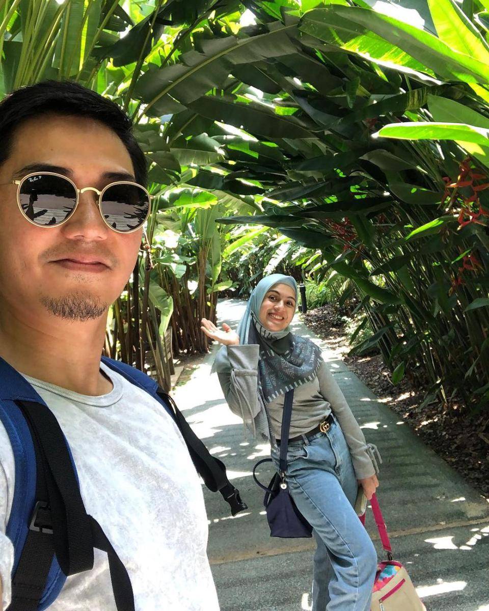 potret kebersama Rizky Kinos dan Nycta Gina (instagram.com/missnyctagina)