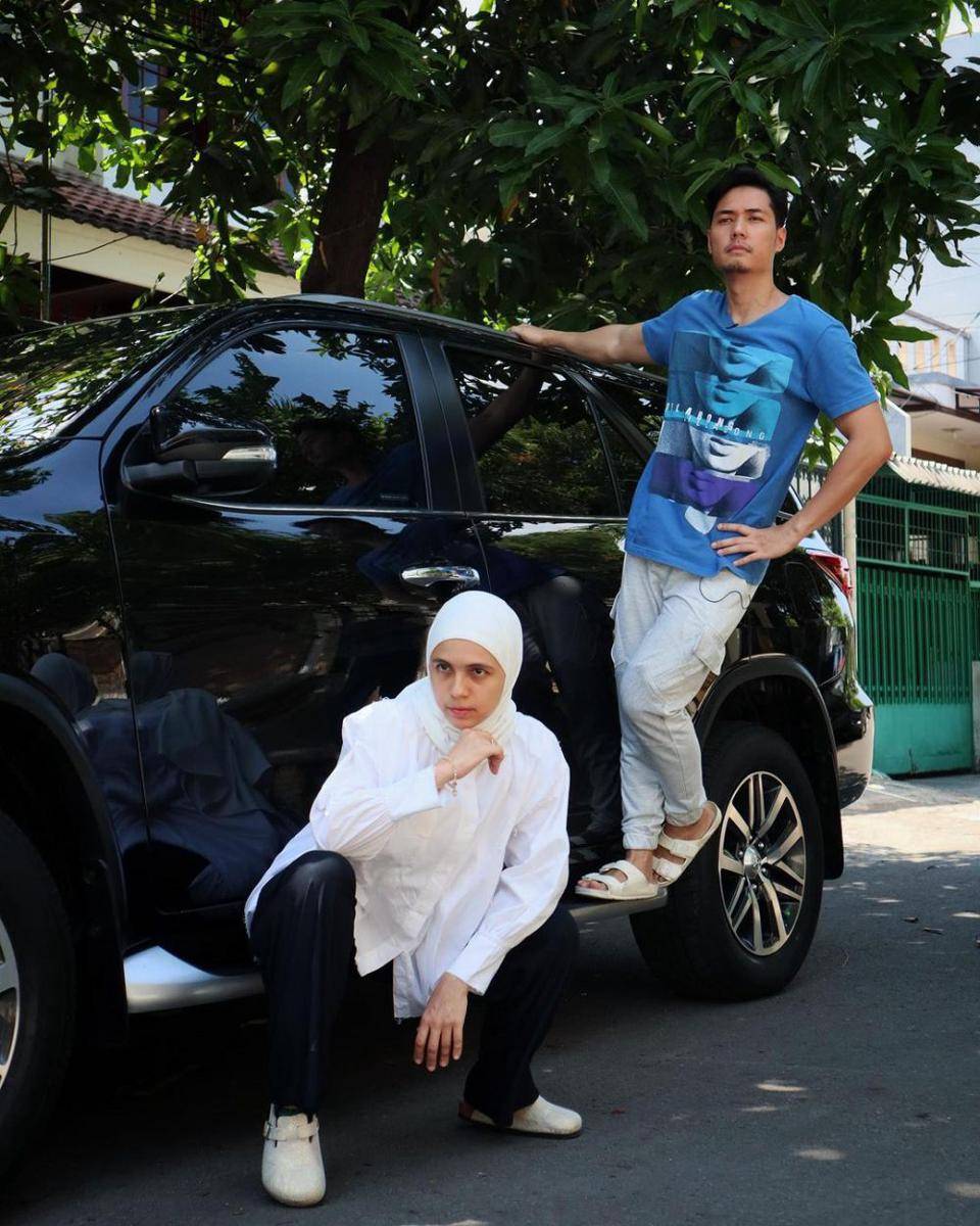 potret kebersama Rizky Kinos dan Nycta Gina (instagram.com/missnyctagina)