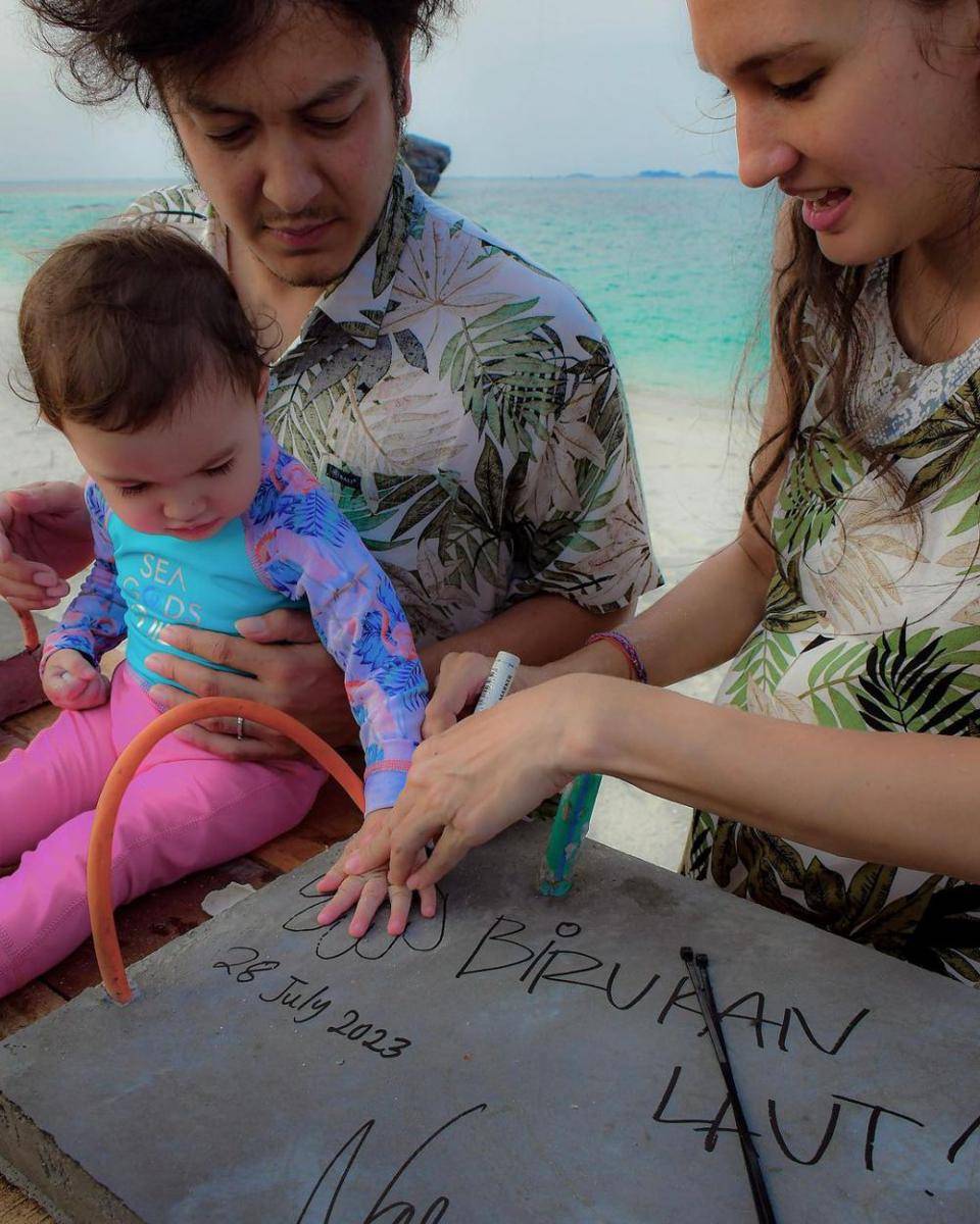 momen Nadine, Dimas dan Djiwa main di alam (instagram.com/nadinelist)