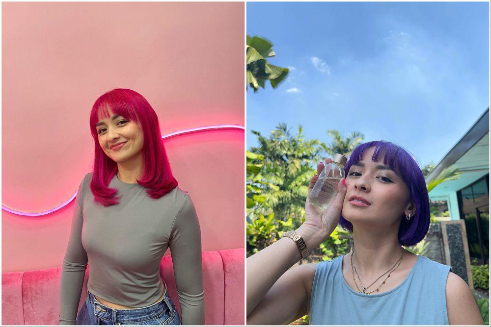 10 Penampilan Joanna Alexandra, Rambut Warna-warni Lucu!