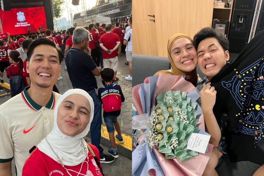 9 Momen Anniversary ke-8 Kinos dan Nycta Gina, Liburan ke Singapura!