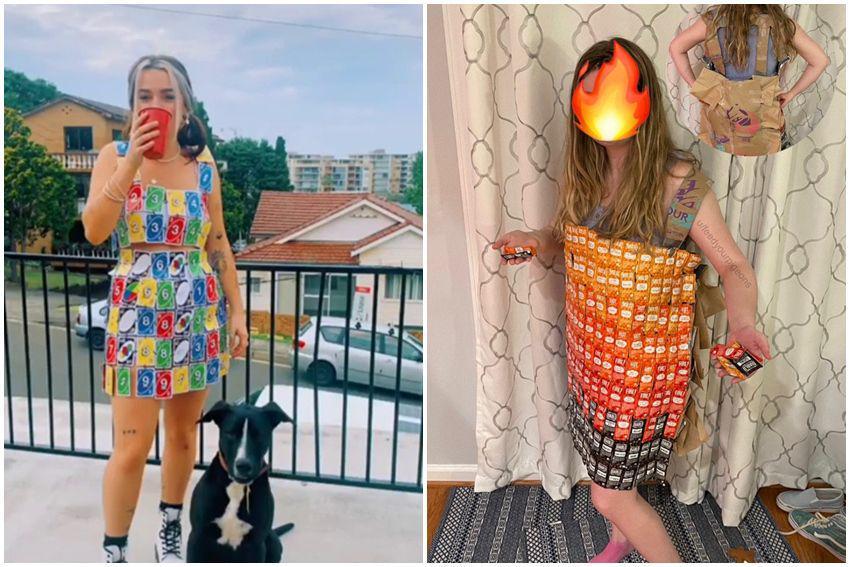 10 Konsep Dress Paling Nyentrik, Ada yang dari Kartu UNO?