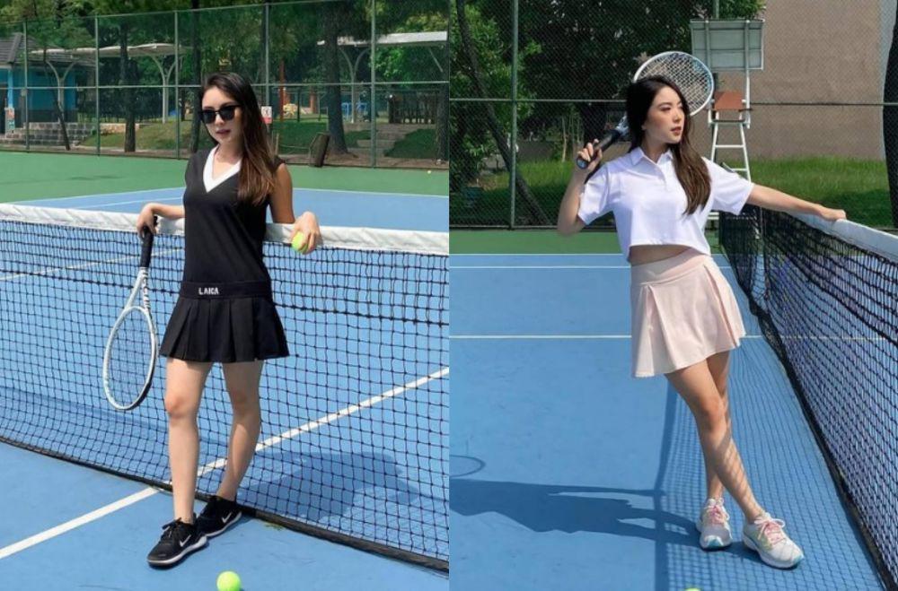 9 Inspirasi OOTD Olahraga Tenis ala Prisca Angelina, Sporty Abis!