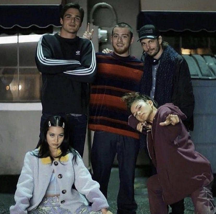 potret kebersamaan Angus Cloud dengan pemain Euphoria (instagram.com/euphoria)