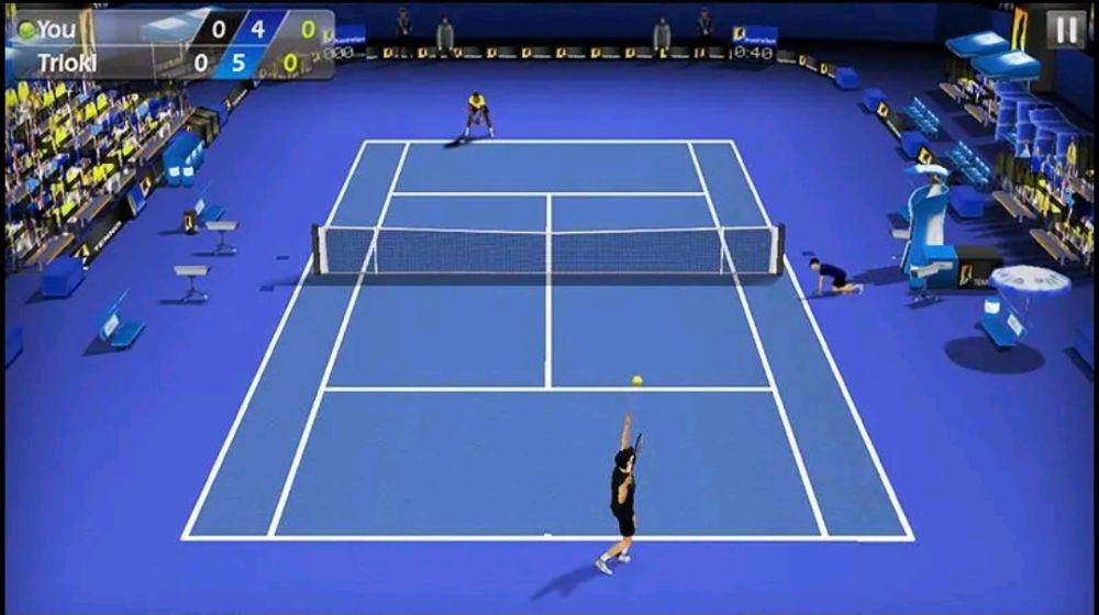 potret game 3D Tennis (Mouse Games/3D Tennis)