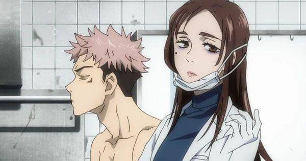 Yuji kembali dari kematian ketika Shoko berniat mengotopsi ( Dok. Mappa / Jujutsu Kaisen )