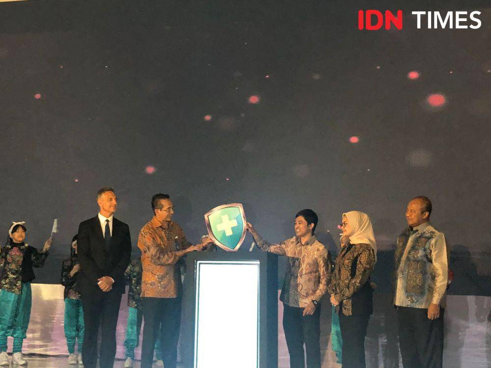 ilustrasi peluncuran vaksin NusaGard pada Selasa (2/8/2023) (IDN Times/Rifki Wuda Sudirman)