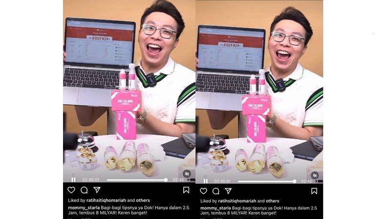 Tangkapan layar Instagram Inara Rusli (Sumber: Instagram @mommy_starla)