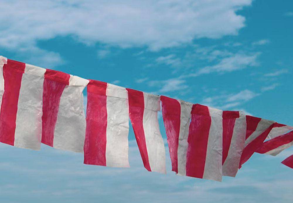 Ilustrasi dekorasi bendera plastik (unsplash.com/@tusik)