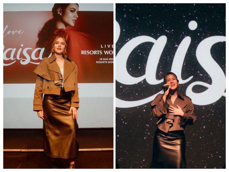 Ini 7 Potret Raisa Jumpa Pers untuk Konser di Singapura, Excited!