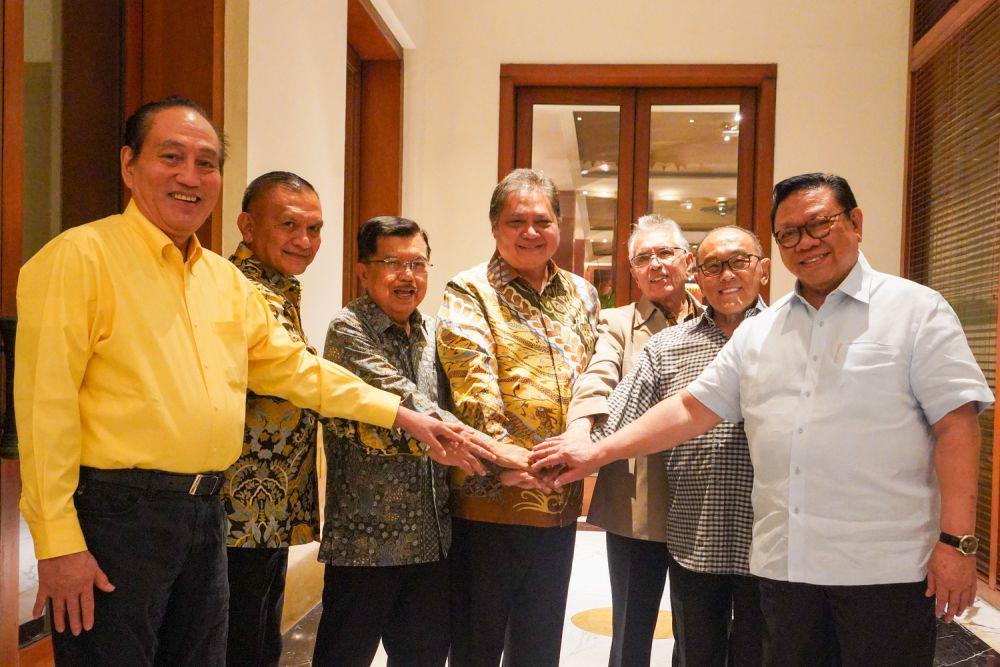 JK Dukung Airlangga Solidkan Golkar untuk Menangkan Pemilu
