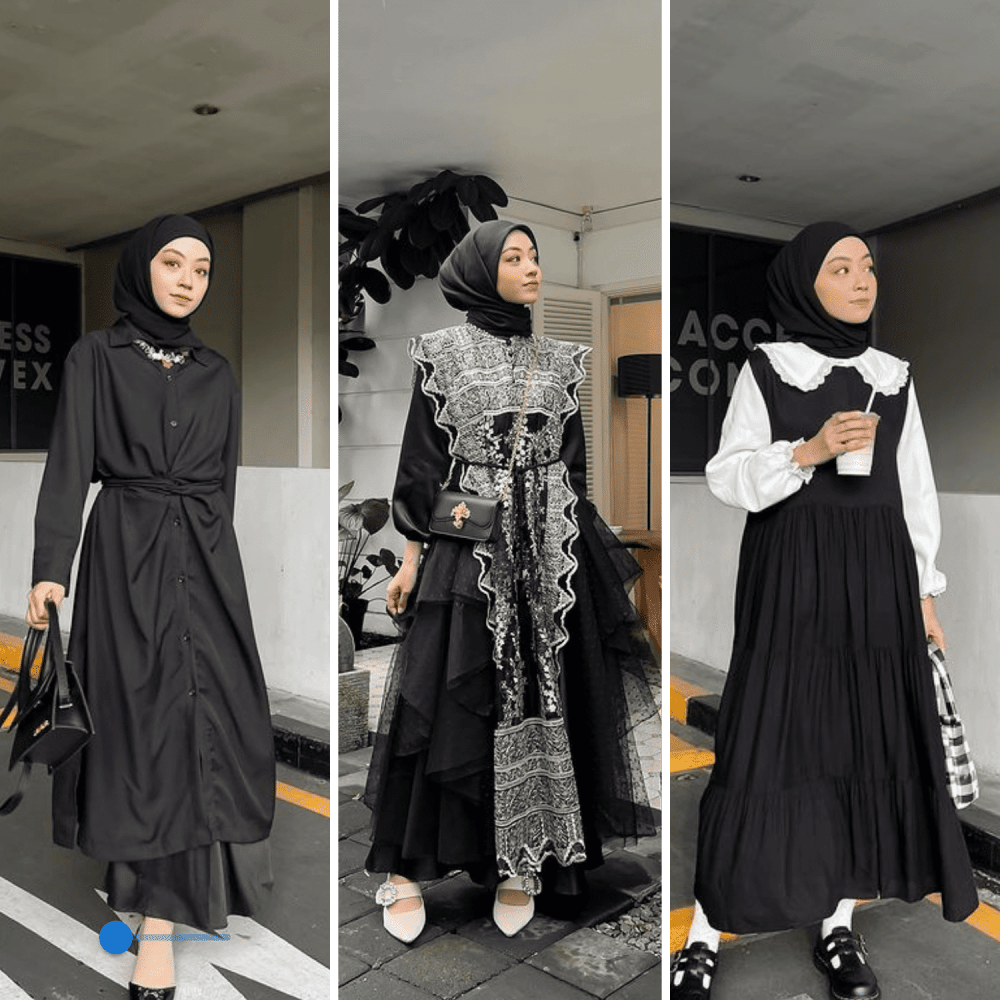 8 Basic Dress Hitam ala Meirani Amalia, Comfy buat Beragam Acara!