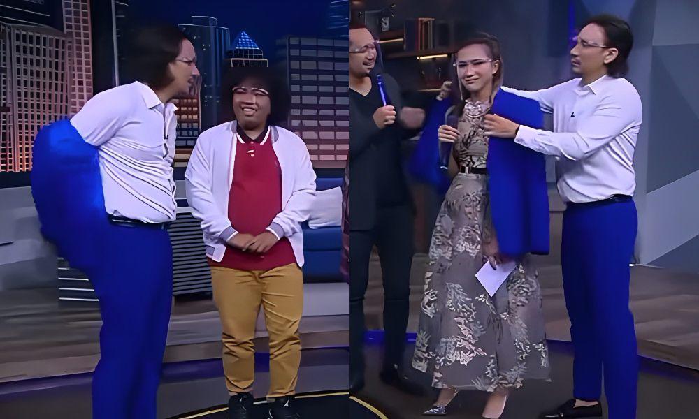 7 Aksi Gentleman Vincent Rompies pada Rekan Kerja Perempuan