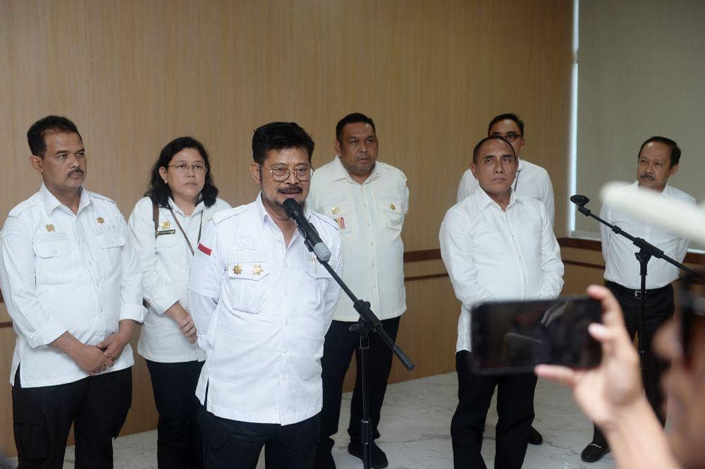 El Nino, Mentan Syahrul Minta Sumut Penuhi 100 Ha Lahan Pertanian