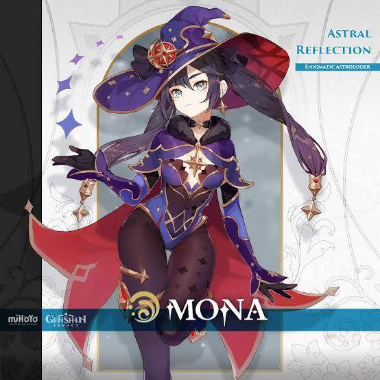 Mona, salah satu karakter yang berhubungan dengan Steambird (dok. HoYoverse/Genshin Impact)