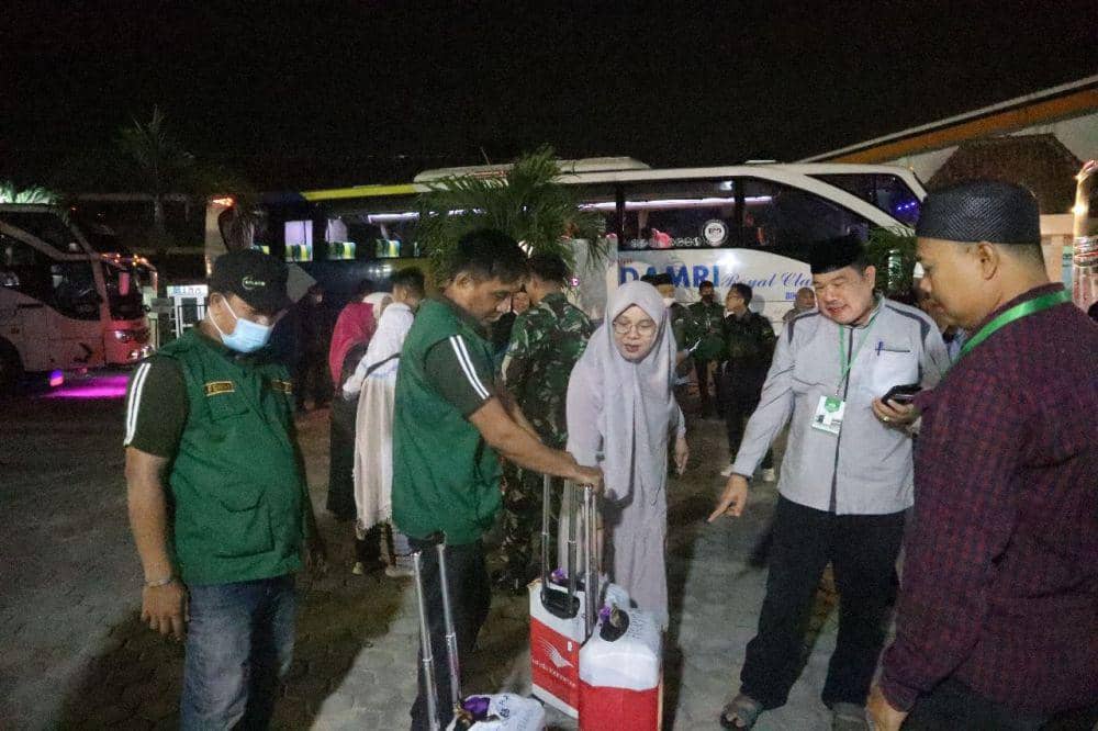 Kepulangan jemaah haji 2023 asal Lampung Kloter terakhir. (IDN Times/Istimewa).