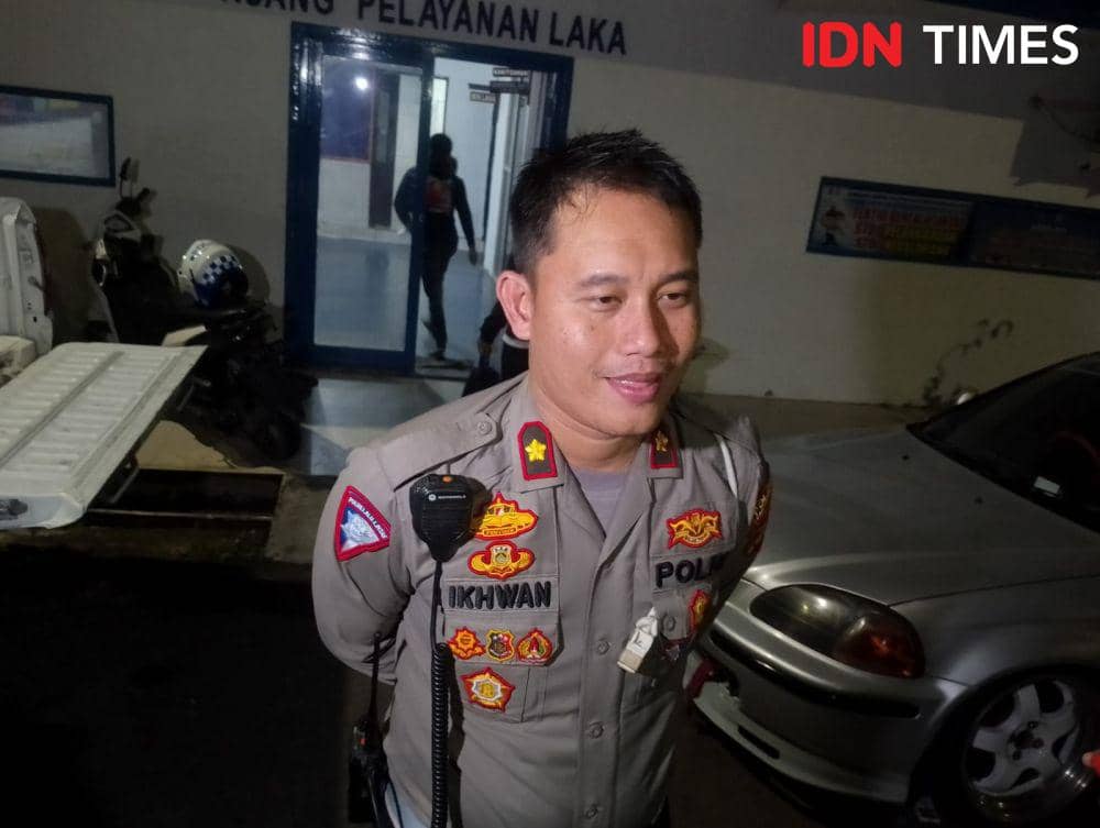 Kasatlantas Polresta Bandar Lampung, Kompol Ikhwan Syukri. (IDN Times/Tama Yudha Wiguna).