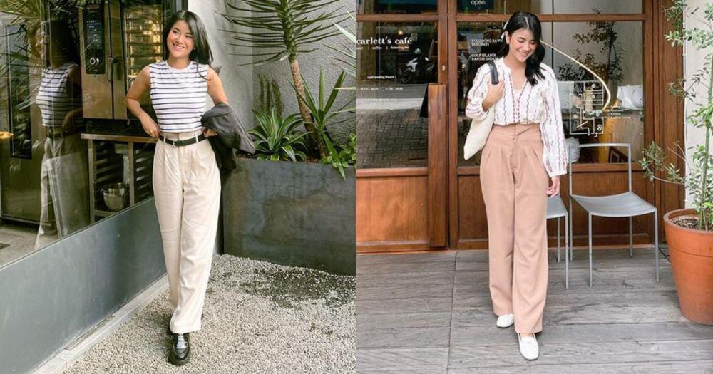 8 Gaya OOTD Kasual Ina Marika, Nyaman Pakai Celana