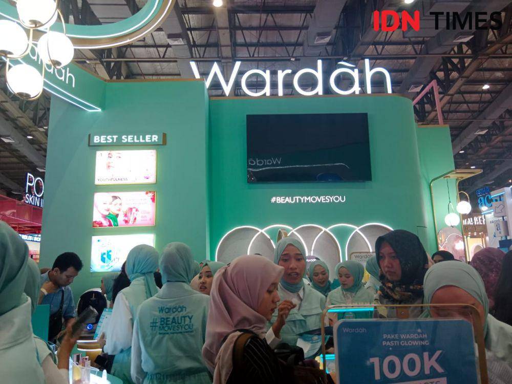 Wardah di Jakarta x Beauty pada Rabu (3/8/2023). IDN Times/Adyaning Raras