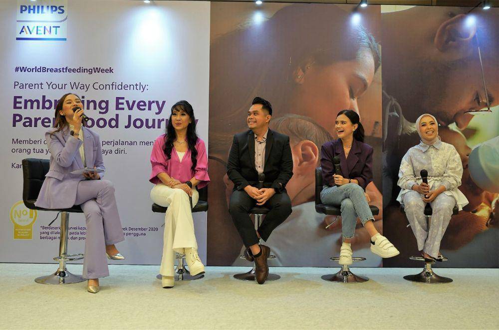 Talkshow Philips Avent dalam rangka #WorldBreastfeedingWeek pada Kamis (3/7/2023) di Fairmont Hotel, Jakarta (dok. Philips Avent)