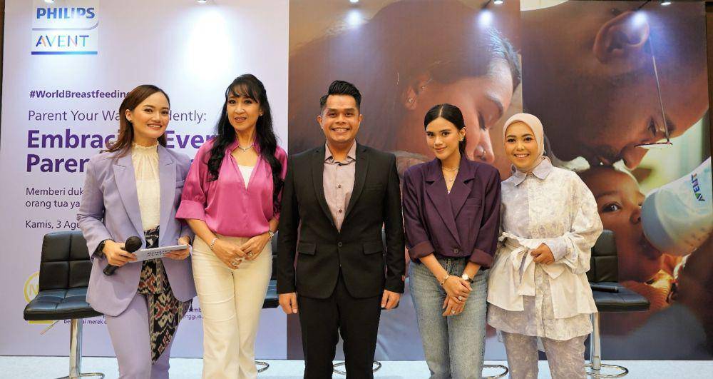 Talkshow Philips Avent dalam rangka #WorldBreastfeedingWeek pada Kamis (3/7/2023) di Fairmont Hotel, Jakarta (dok. Philips Avent)