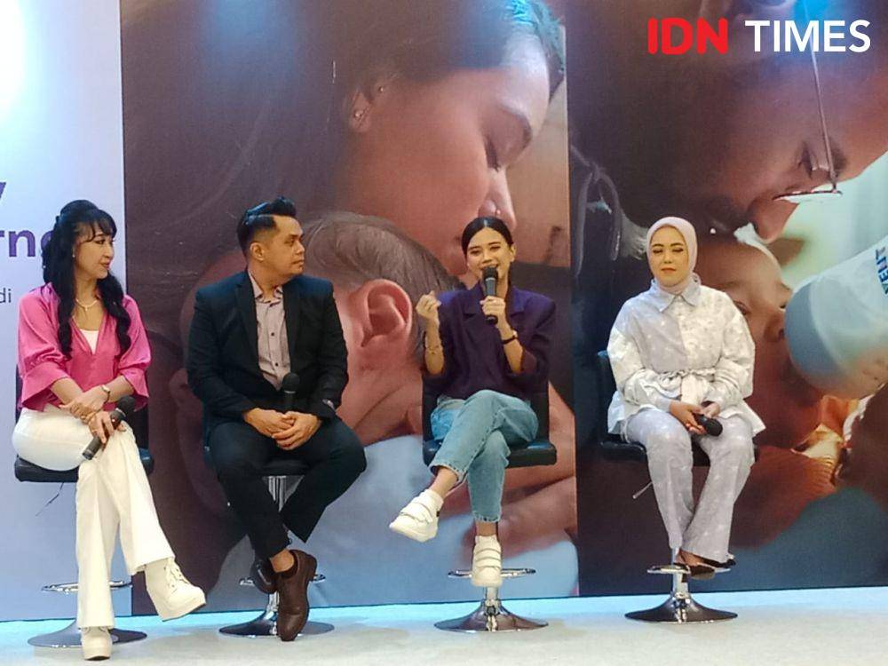 Talkshow Philips Avent dalam rangka #WorldBreastfeedingWeek pada Kamis (3/7/2023) di Fairmont Hotel, Jakarta. IDN Times/Adyaning Raras