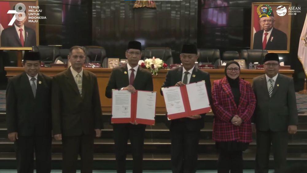 Pemprov DKI dan DPRD Sepakat KUPA-PPAS APBD 2023 Sebesar Rp78 Triliun