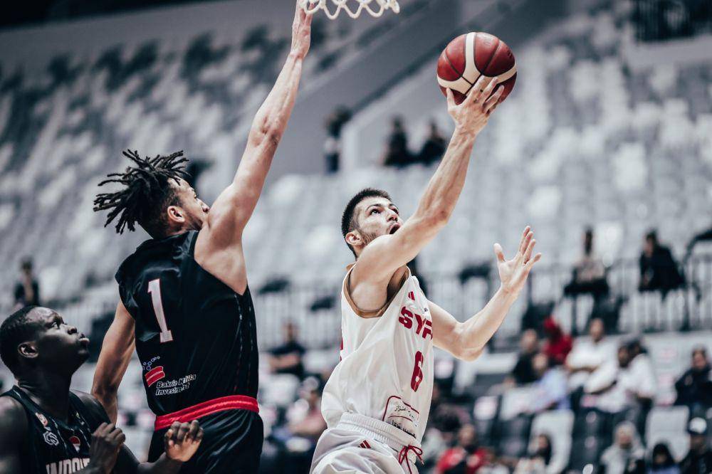 Indonesia Patriots lawan Suriah di tes event Piala Dunia Basket 2023. (Dok. IIBI)