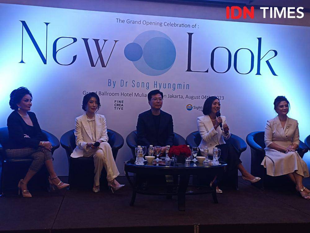 Press Conference The Grand Opening Celebration of New Look di Hotel Mulia Senayan, Jakarta. 4 Agustus 2023. (IDN Times/M. Tarmizi Murdianto)