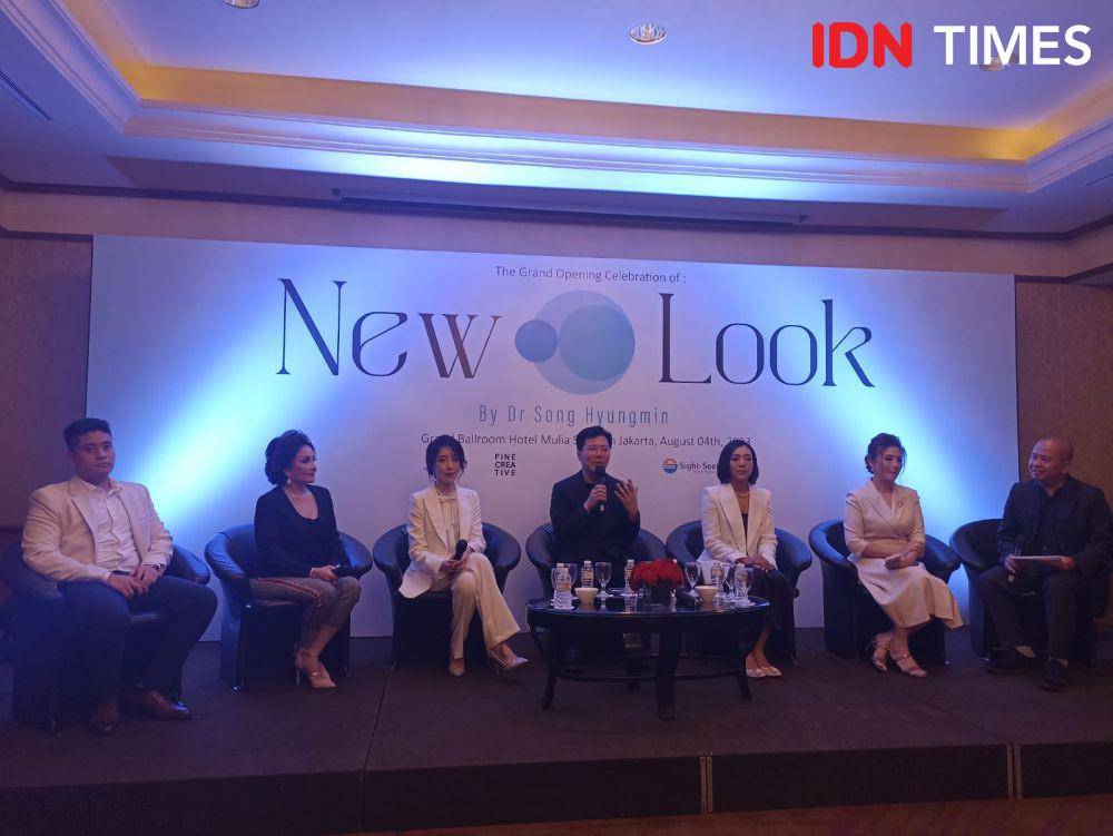Press Conference The Grand Opening Celebration of New Look di Hotel Mulia Senayan, Jakarta. 4 Agustus 2023. (IDN Times/M. Tarmizi Murdianto)