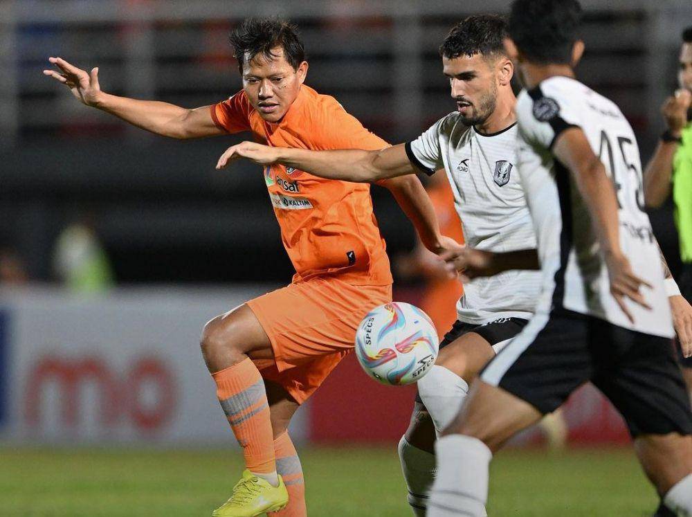 Borneo FC ditahan imbang Rans Nusantara skor 1-1 di Stadion Segiri Samarinda, Jumat (4/8/2023) malam. Akun Instagram borneofc.id
