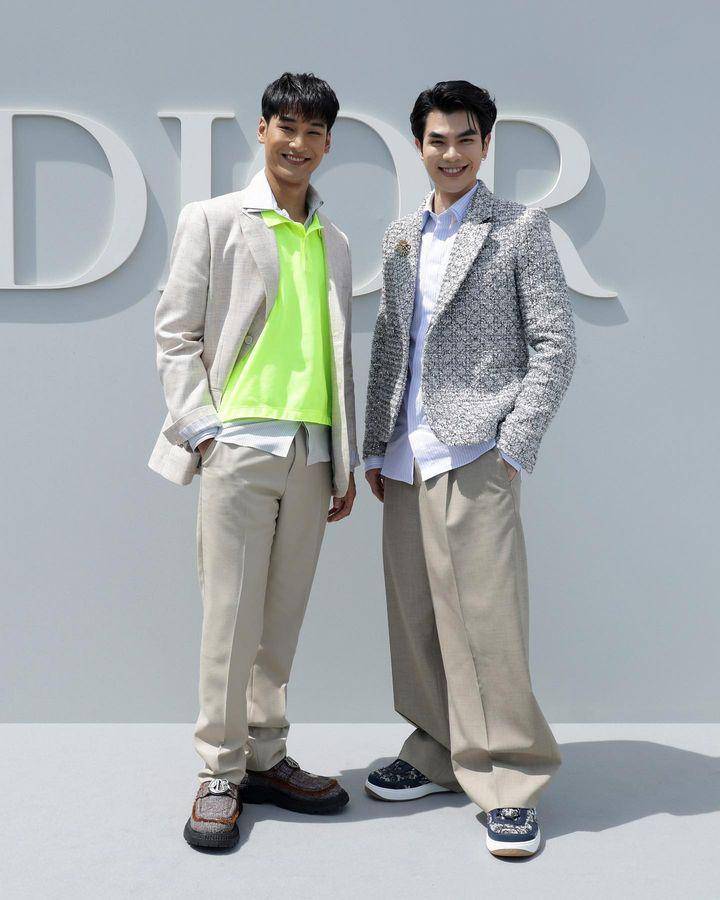 Apo Nattawin dan Mile Phakphum di Dior Summer 24 (Instagram.com/dior)